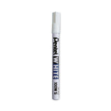 Pentel® White Permanent Marker, Fine Bullet Tip, White (PEN100WS) Each