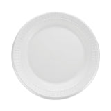 Dart® Quiet Classic Laminated Foam Dinnerware, Plate, 9", White, 125/Pack, 4 Packs/Carton (DCC9PWQ) Case of 500