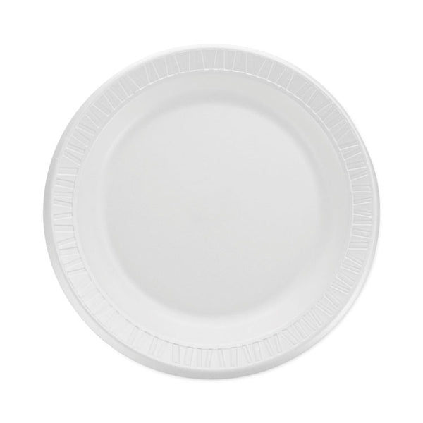 Dart® Quiet Classic Laminated Foam Dinnerware, Plate, 9", White, 125/Pack, 4 Packs/Carton (DCC9PWQ) Case of 500