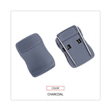 Universal® Deluxe Recycled Cubicle Clips, 40 Sheet Capacity, Charcoal, 24/Pack (UNV08221) Pack of 24