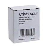 Universal® Message Stamp, APPROVED, Pre-Inked One-Color, Blue (UNV10043)