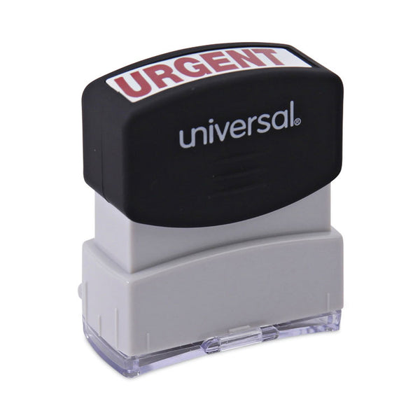 Universal® Message Stamp, URGENT, Pre-Inked One-Color, Red (UNV10070)