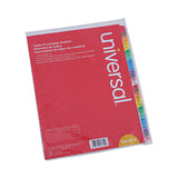 Universal® Deluxe Table of Contents Dividers for Printers, 31-Tab, 1 to 31, 11 x 8.5, White, 1 Set (UNV24814) Set of 31