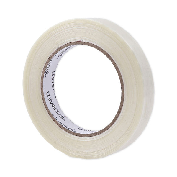 Universal® 120# Utility Grade Filament Tape, 3" Core, 18 mm x 54.8 m, Clear (UNV30018)