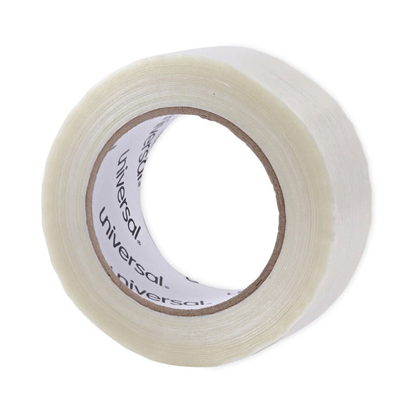 Universal® 120# Utility Grade Filament Tape, 3" Core, 48 mm x 54.8 m, Clear (UNV30048)