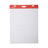 Universal® Renewable Resource Sugarcane Based Easel Pads, Unruled, 27 x 34, White, 50 Sheets, 2/Carton (UNV45600)