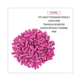 Universal® Pencil Cap Erasers, For Pencil Marks, Pink, 150/Pack (UNV55150) Pack of 150