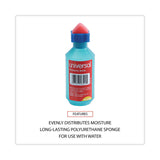 Universal® Squeeze Bottle Moistener, 2 oz, Blue (UNV56502)