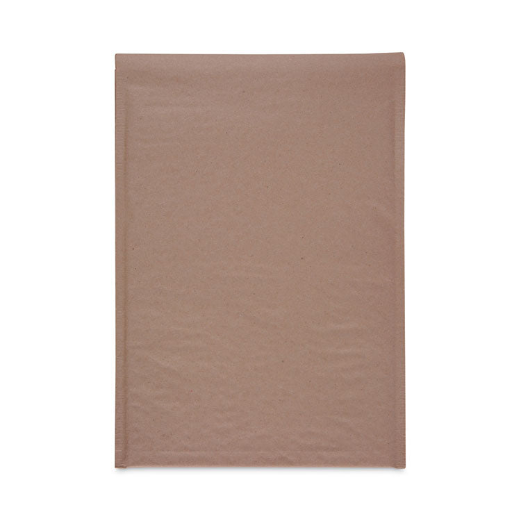 Universal® Natural Self-Seal Cushioned Mailer, #5, Barrier Bubble Air Cell Cushion, Self-Adhesive Closure, 10.5 x 16, Kraft, 80/Carton (UNV62264) Case of 80