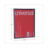 Universal® Metal Photo Frame, Aluminum, 8.5 x 11, Black (UNV76840)