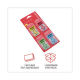 Universal® Deluxe Message Arrow Flags, "Sign Here", Assorted Colors, 120/Pack (UNV99010) Pack of 120