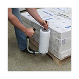 Universal® Handwrap Stretch Film, 12" x 1,500 ft Roll, 20 mic (80-Gauge), Clear, 4/Carton (UNV121580)