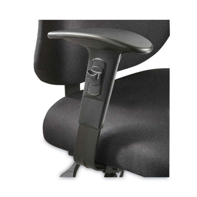 Safco® Alday Intensive-Use Chair, Supports Up to 500 lb, 17.5" to 20" Seat Height, Black (SAF3391BL)