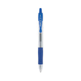 Pilot® G2 Premium Gel Pen, Retractable, Extra-Fine 0.5 mm, Blue Ink, Smoke/Blue Barrel, Dozen (PIL31003) 1 Dozen