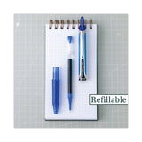 Pilot® Precise V5RT Roller Ball Pen, Retractable, Extra-Fine 0.5 mm, Blue Ink, Blue Barrel, Dozen (PIL26063)