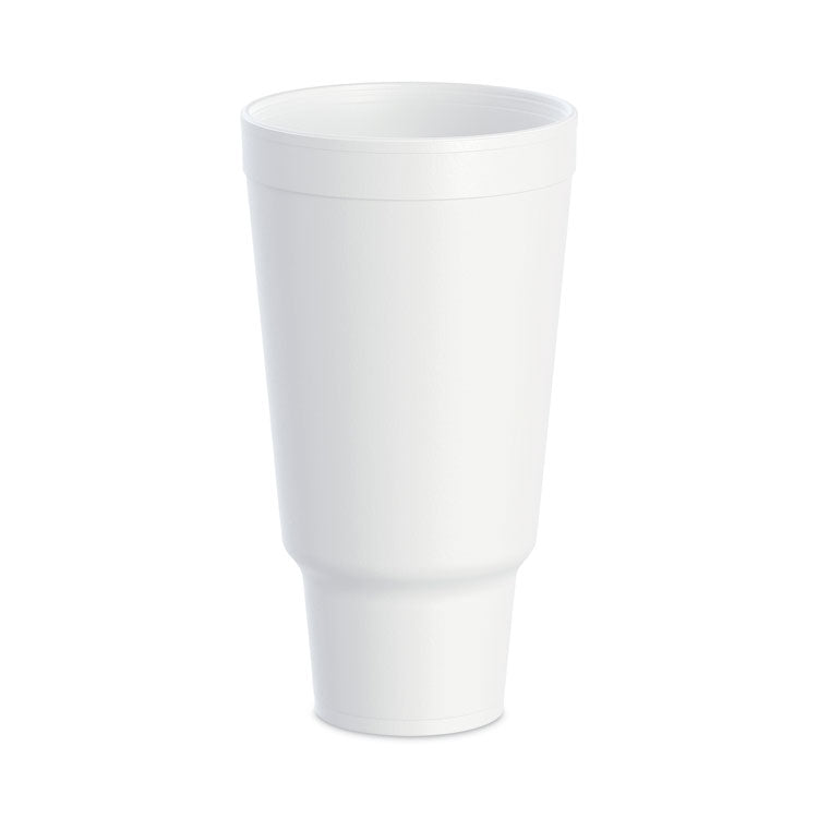 Dart® J Cup Insulated Foam Pedestal Cups, 44 oz, White, 300/Carton (DCC44AJ32) Case of 300