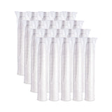 Dart® J Cup Insulated Foam Pedestal Cups, 44 oz, White, 300/Carton (DCC44AJ32)
