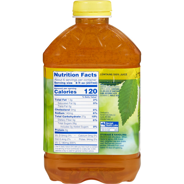 Thick & Easy® Thickened Beverage 46 oz. Bottle Apple Flavor Liquid IDDSI Level 3 Moderately Thick/Liquidized (797170_EA) 1/EA