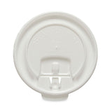 SOLO® Lift Back and Lock Tab Cup Lids for Foam Cups, Fits 8 oz Cups, White, 2,000/Carton (SCCDLX8R) Carton of 2000