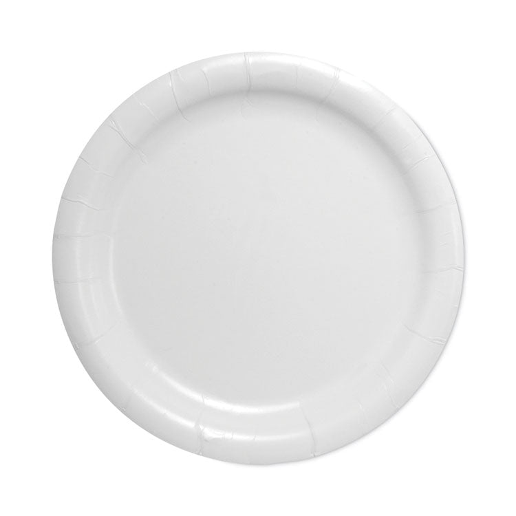 SOLO® Bare Eco-Forward Clay-Coated Paper Dinnerware, Plate, 9" dia, White, 500/Carton (SCCHP9S) Case of 500