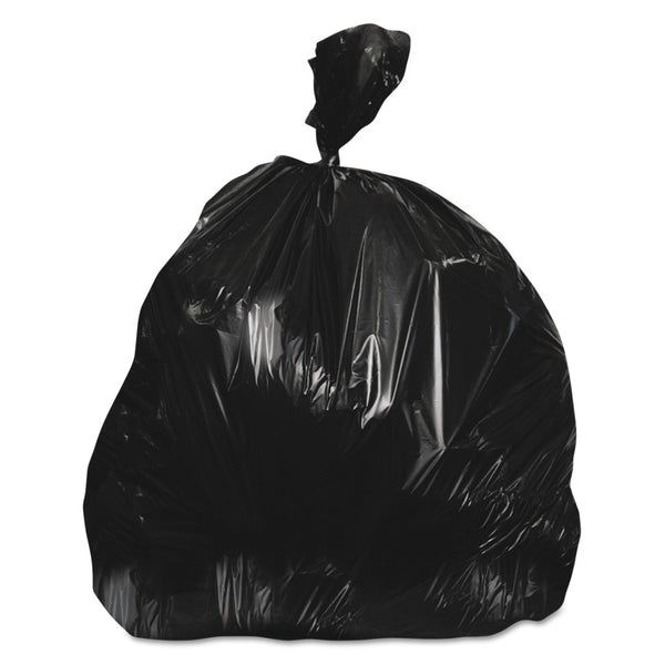 Colonial Bag Trash Bag 7 gal. Black LLDPE 0.35 mil 20 X 21 Inch X-Seal Bottom Flat Pack (872523_CS) 1/CS