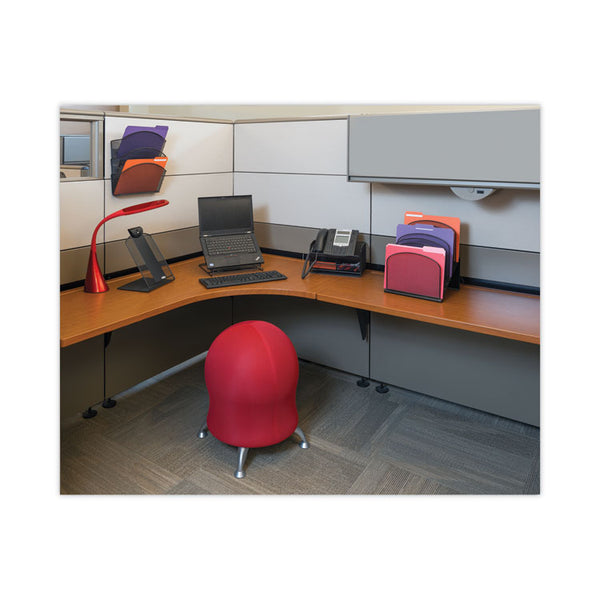 Safco® Onyx Mesh Wall Pockets, 3 Sections, Letter Size, 12" x 3.25" x 17.25", Black (SAF5652BL) Each