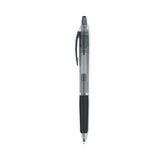 Pilot® Precise Gel BeGreen Gel Pen, Retractable, Fine 0.7 mm, Black Ink, Smoke Barrel, Dozen (PIL15001)