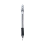 Pilot® EasyTouch Ballpoint Pen, Stick, Fine 0.7 mm, Black Ink, Clear/Black Barrel, Dozen (PIL32001)