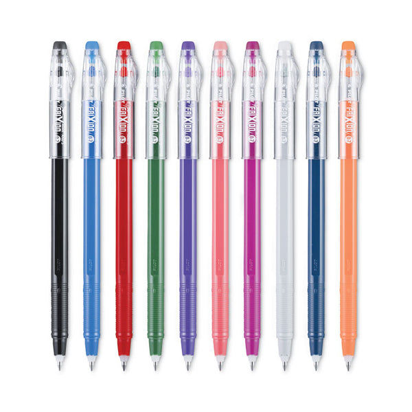 Pilot® FriXion ColorSticks Erasable Gel Pen, Stick, Fine 0.7 mm, Ten Assorted Ink and Barrel Colors, 10/Pack (PIL32454)