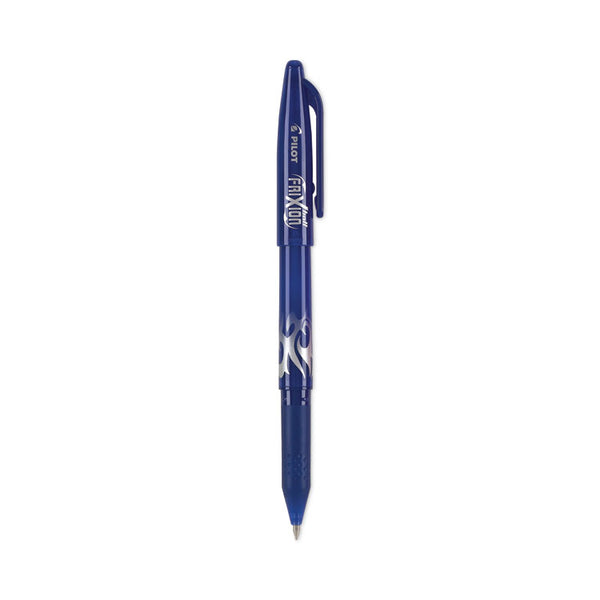 Pilot® FriXion Ball Erasable Gel Pen, Stick, Fine 0.7 mm, Blue Ink, Blue Barrel, Dozen (PIL31551)