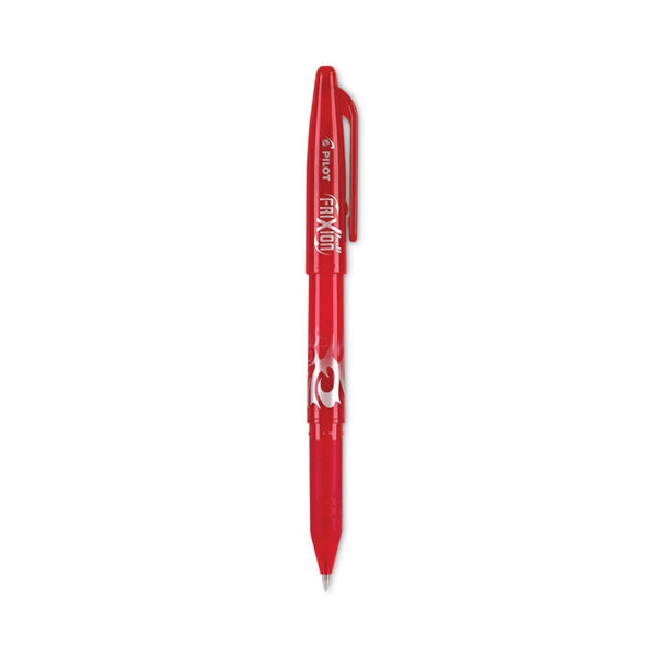 Pilot® FriXion Ball Erasable Gel Pen, Stick, Fine 0.7 mm, Red Ink, Red Barrel, Dozen (PIL31552)