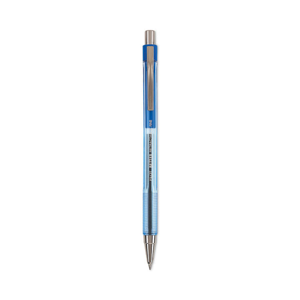 Pilot® Better Ballpoint Pen, Retractable, Fine 0.7 mm, Blue Ink, Translucent Blue Barrel, Dozen (PIL30001)