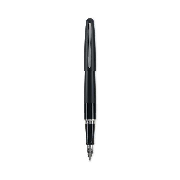 Pilot® MR Metropolitan Collection Fountain Pen, Medium 1 mm, Black Ink, Black (PIL91107)