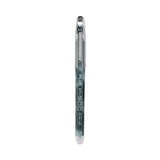 Pilot® Precise P-500 Gel Pen, Stick, Extra-Fine 0.5 mm, Black Ink, Black Barrel, Dozen (PIL38600)