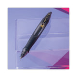 Pilot® G6 Gel Pen, Retractable, Fine 0.7 mm, Black Ink, Black Barrel, Dozen (PIL31401)