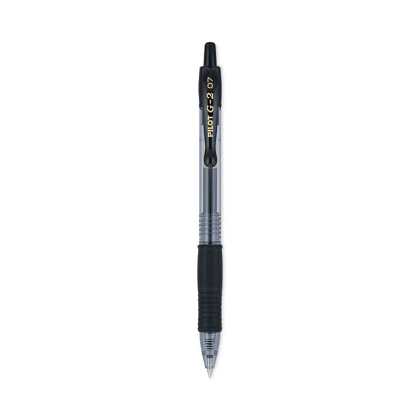 Pilot® G2 Premium Gel Pen Convenience Pack, Retractable, Bold 1 mm, Black Ink, Smoke/Black Barrel, 36/Pack (PIL84095)