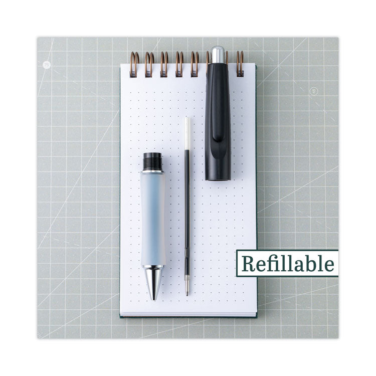 Pilot® Dr. Grip Ballpoint Pen, Retractable, Medium 1 mm, Black Ink, Black Barrel (PIL36100) Each