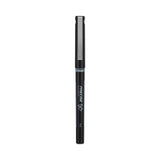 Pilot® Precise V7 Roller Ball Pen, Stick, Fine 0.7 mm, Black Ink, Black/Clear Barrel, Dozen (PIL35346)