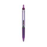 Pilot® Precise V5RT Roller Ball Pen, Retractable, Extra-Fine 0.5 mm, Purple Ink, Purple Barrel, Dozen (PIL26066)