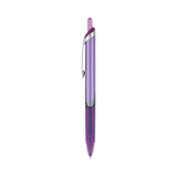 Pilot® Precise V5RT Roller Ball Pen, Retractable, Extra-Fine 0.5 mm, Purple Ink, Purple Barrel, Dozen (PIL26066)