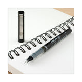 Pilot® Precise V7 Roller Ball Pen, Stick, Fine 0.7 mm, Black Ink, Black/Clear Barrel, Dozen (PIL35346)