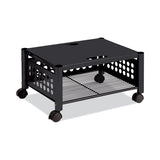 Vertiflex® Underdesk Machine Stand, Metal, 2 Shelves, 90 lb Capacity, 21.5" x 17.88" x 11.5", Black (VRTVF52009) Each