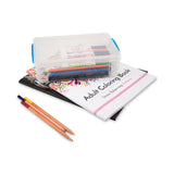 Advantus Super Stacker Large Pencil Box, Plastic, 9 x 5.5 x 2.62, Clear (AVT37539) Each
