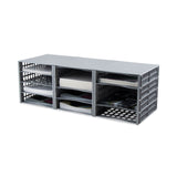 Advantus Snap Configurable Tray System, 12 Compartments, 22.75 x 9.75 x 13, Gray (AVT39412) Each