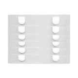 Advantus Panel Wall Sign Name Holder, Acrylic, 9 x 2, 6/Pack, Clear (AVT75329) Pack of 6