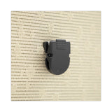Advantus Wall Clips for Fabric Panels, 40 Sheet Capacity, Black, 20/Box (AVT75344) Pack of 20