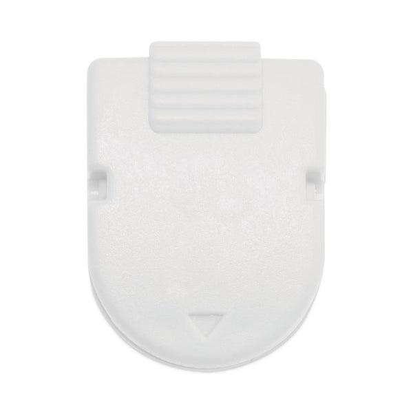 Advantus Magnetic/Adhesive Clips, 0.25" Jaw Capacity, White, 20/Box (AVT75356) Box of 20