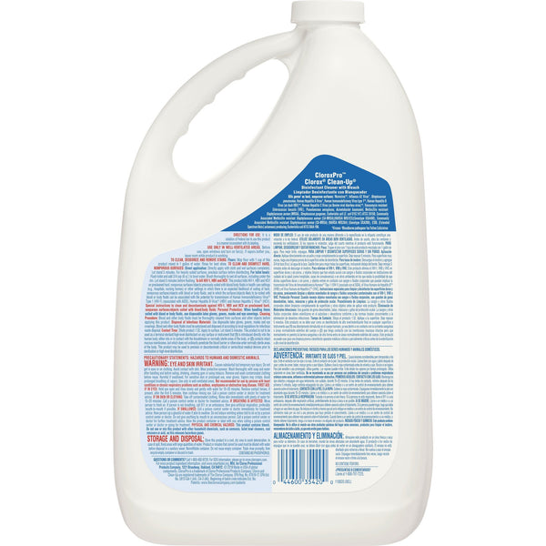 CloroxPro™ Clorox® Clean-Up® with Bleach Surface Disinfectant Cleaner Refill Manual Pour Liquid 1 gal. Jug Chlorine Scent NonSterile (898752_EA) 1/EA