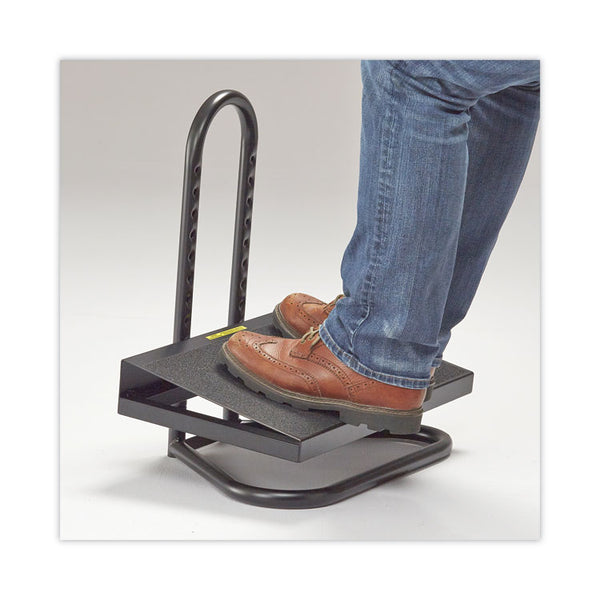 Safco® Task Master Adjustable Height Footrest, 20w x 12d x 5.5 to 15h, Black (SAF5124) Each