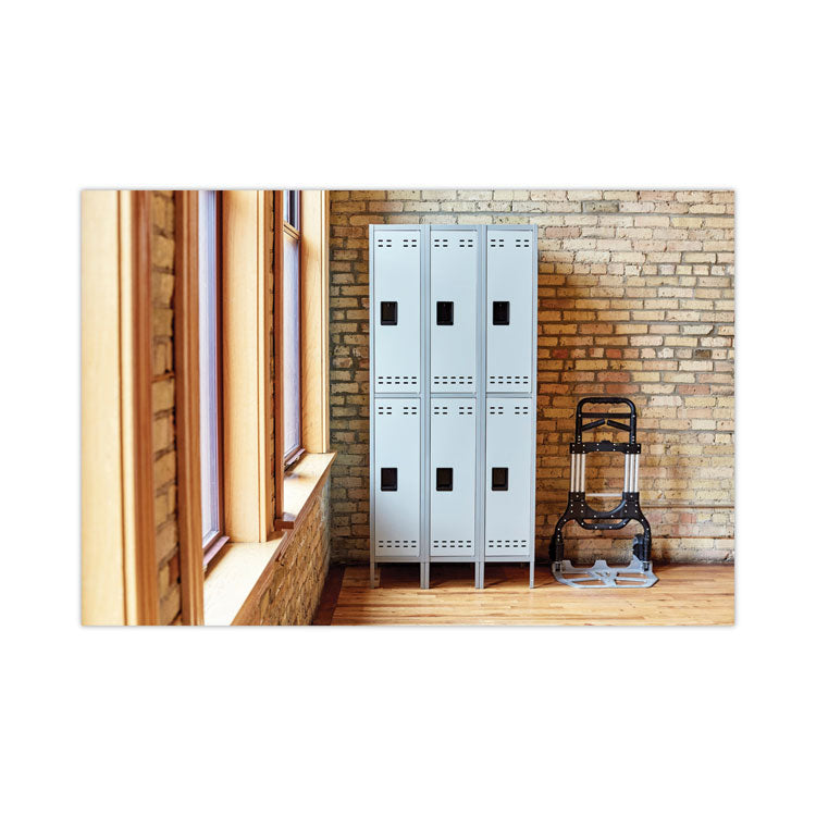 Safco® Double-Tier, Three-Column Locker, 36w x 18d x 78h, Two-Tone Gray (SAF5526GR)